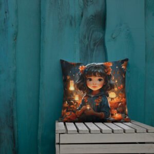 Enchanted World - Girl - Throw Pillow - Image 2