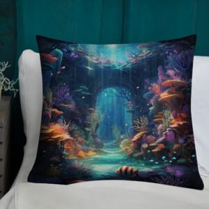 Underwater Paradise Premium Throw Pillow - Image 19