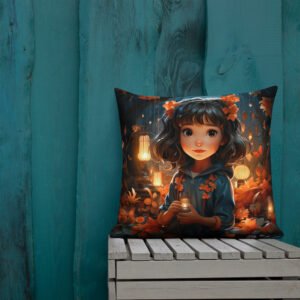 Enchanted World - Girl - Throw Pillow - Image 9