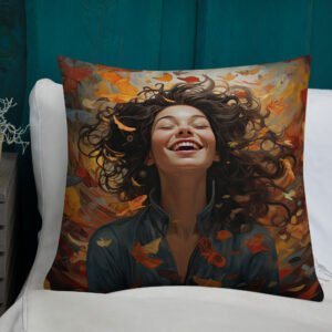 Pure Happiness Premium Throw Pillow - Image 14