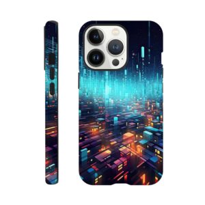 High Speed Data Abstract Phone Case - Tough case, Apple - iPhone 13 Pro