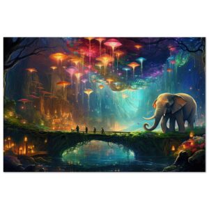 Elephant Cave of Wonder Canvas Print
