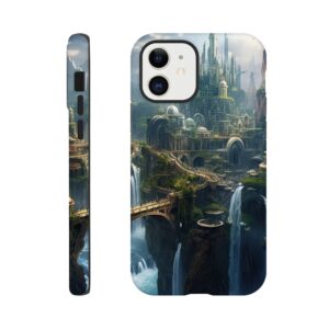 Elven Kingdom Fantasy Landscape Phone Case - Tough case, Apple - iPhone 12