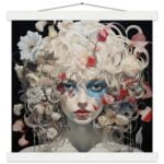 Flower Girl Art Print with Hanger