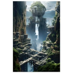 Sci-Fi Concept Art Canvas Print