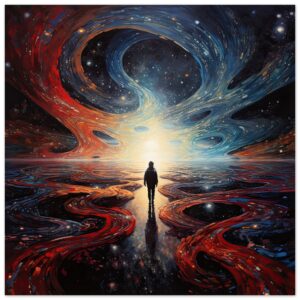 Infinity Abstract Art Poster - 70x70 cm / 28x28″