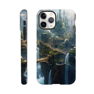 Elven Kingdom Fantasy Landscape Phone Case - Tough case, Apple - iPhone 11 Pro