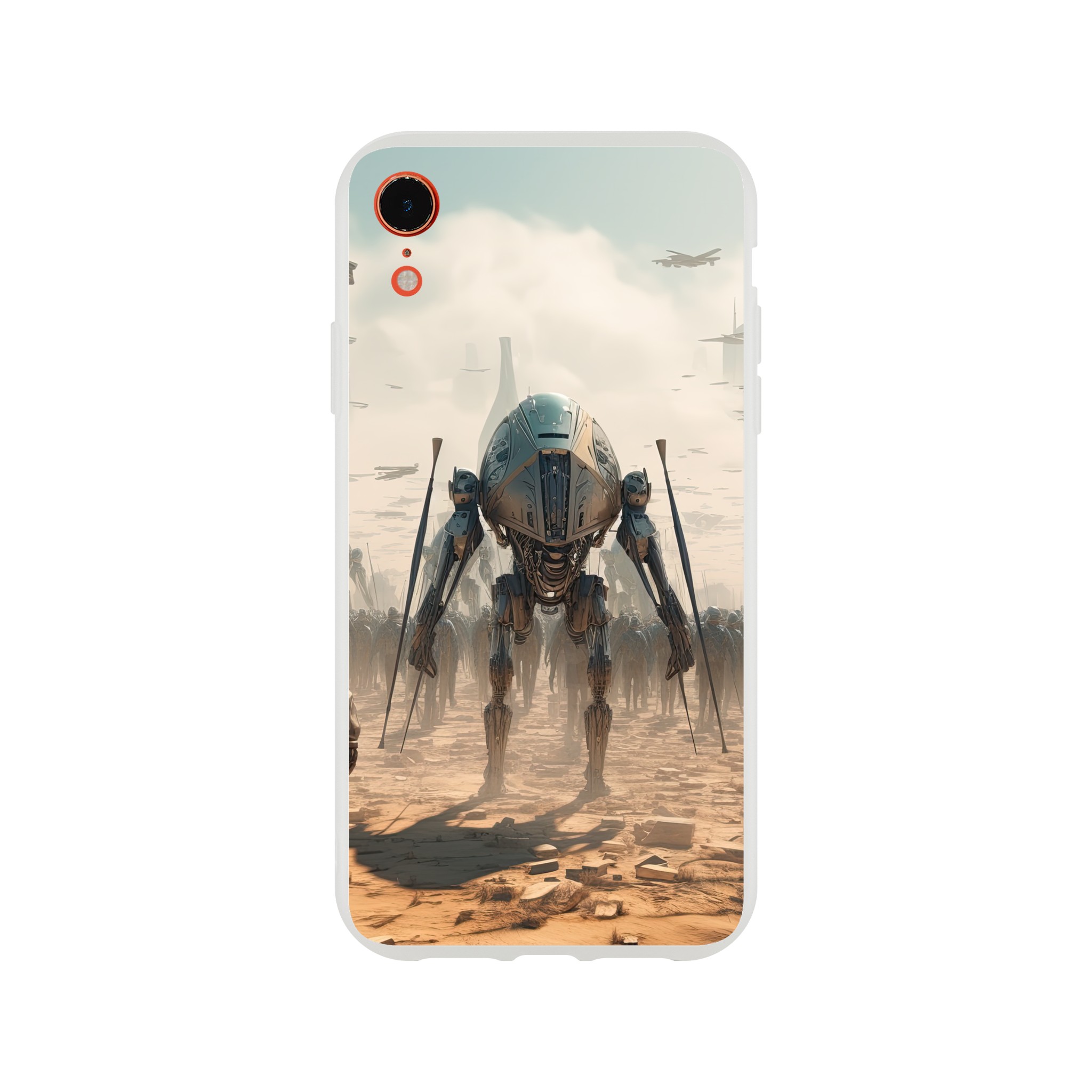 Future War Sci-Fi Futuristic Phone Case – Flexi case, Apple – iPhone XR