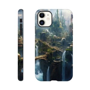 Elven Kingdom Fantasy Landscape Phone Case - Tough case, Apple - iPhone 11