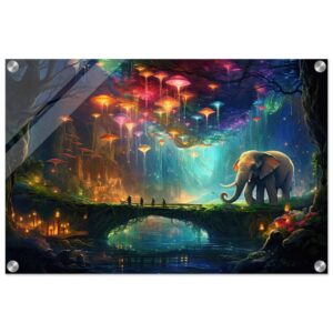 Elephant Cave of Wonder Acrylic Print - 40x60 cm / 16x24″