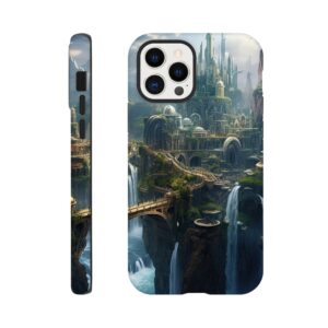 Elven Kingdom Fantasy Landscape Phone Case - Tough case, Apple - iPhone 12 Pro