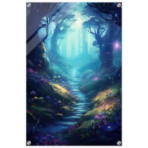 Path Through the Magic Forest Acrylic Print - 50x75 cm / 20x30″