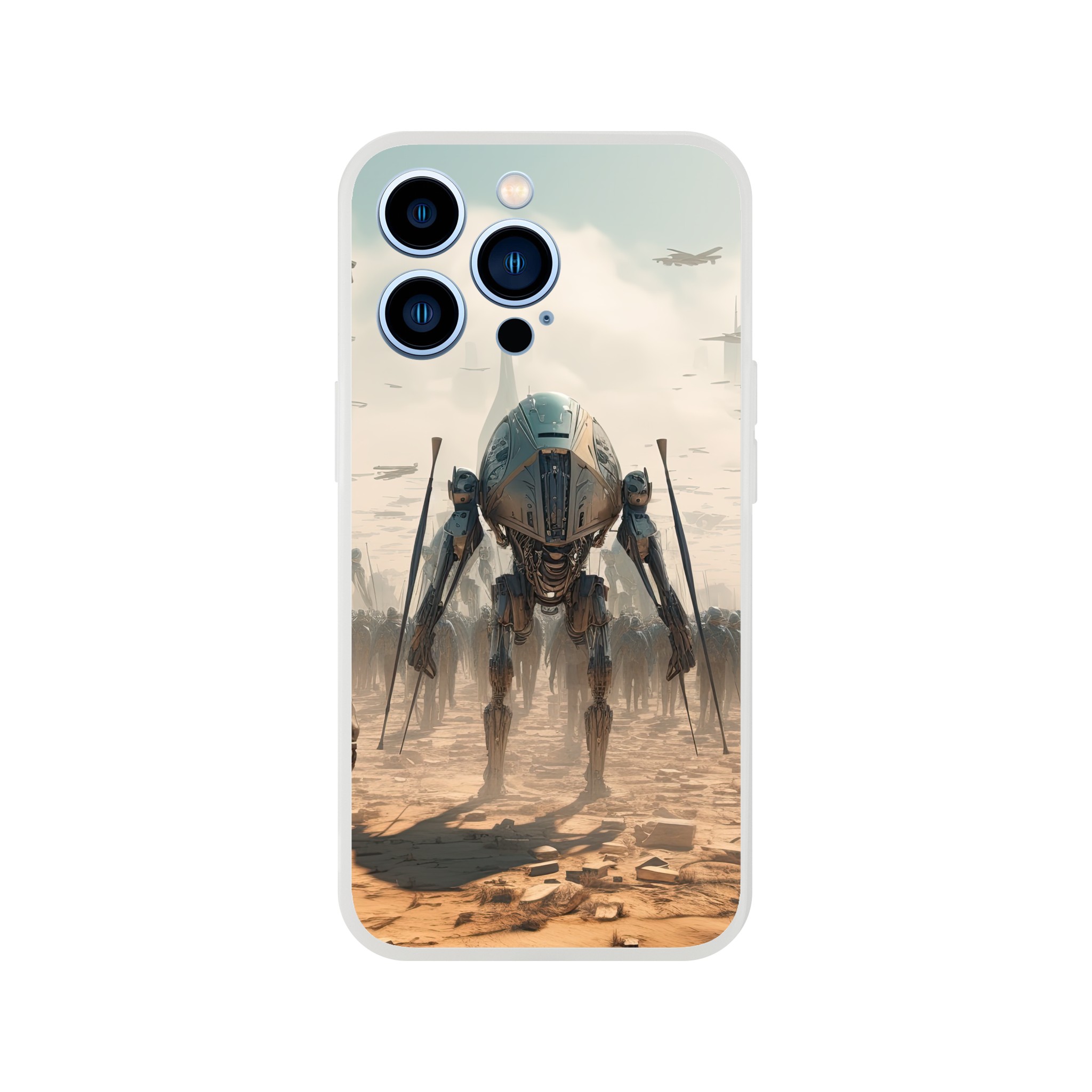 Future War Sci-Fi Futuristic Phone Case – Flexi case, Apple – iPhone 13 Pro
