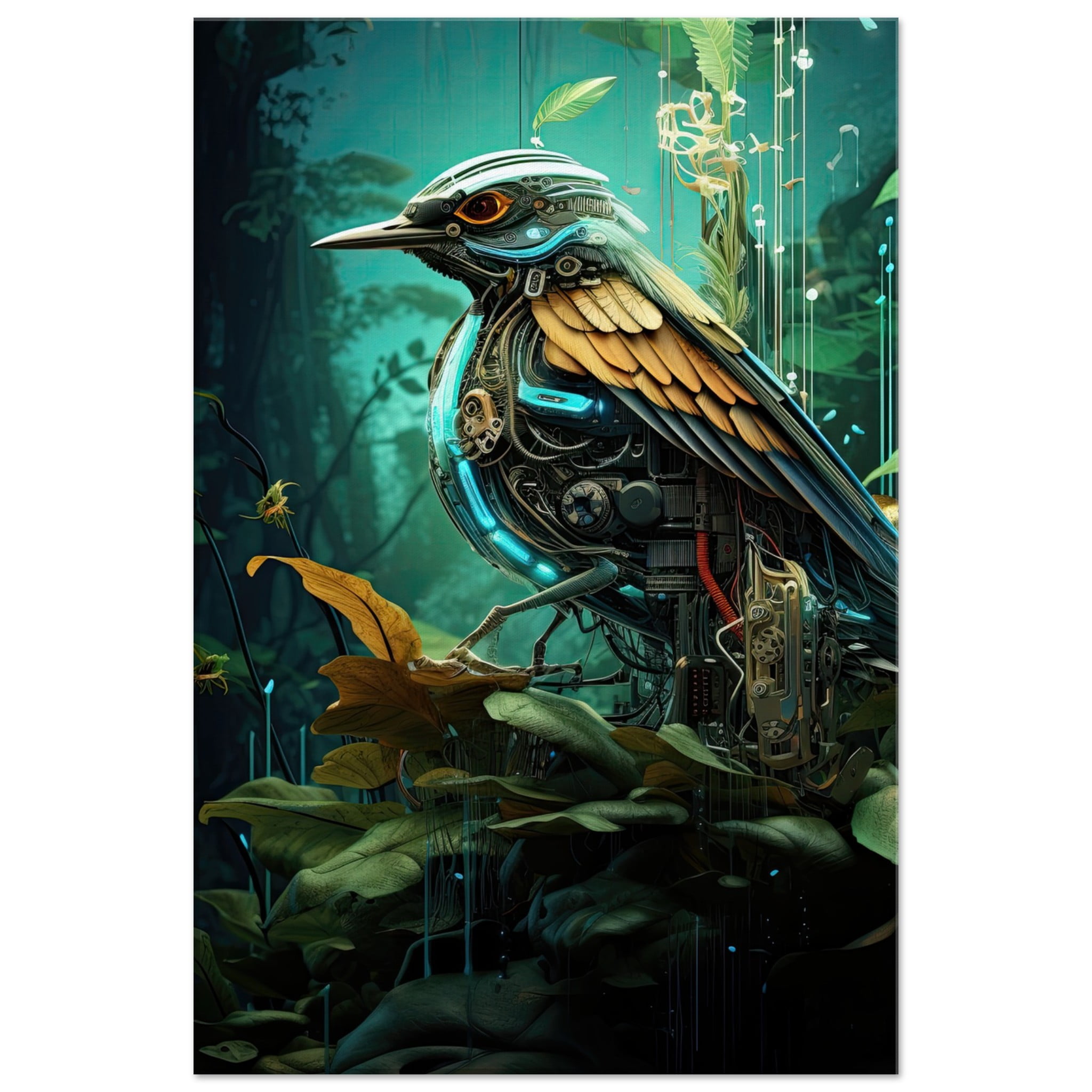 Robotic Bird – Nature – Canvas Print