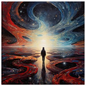 Infinity Abstract Art Canvas Print