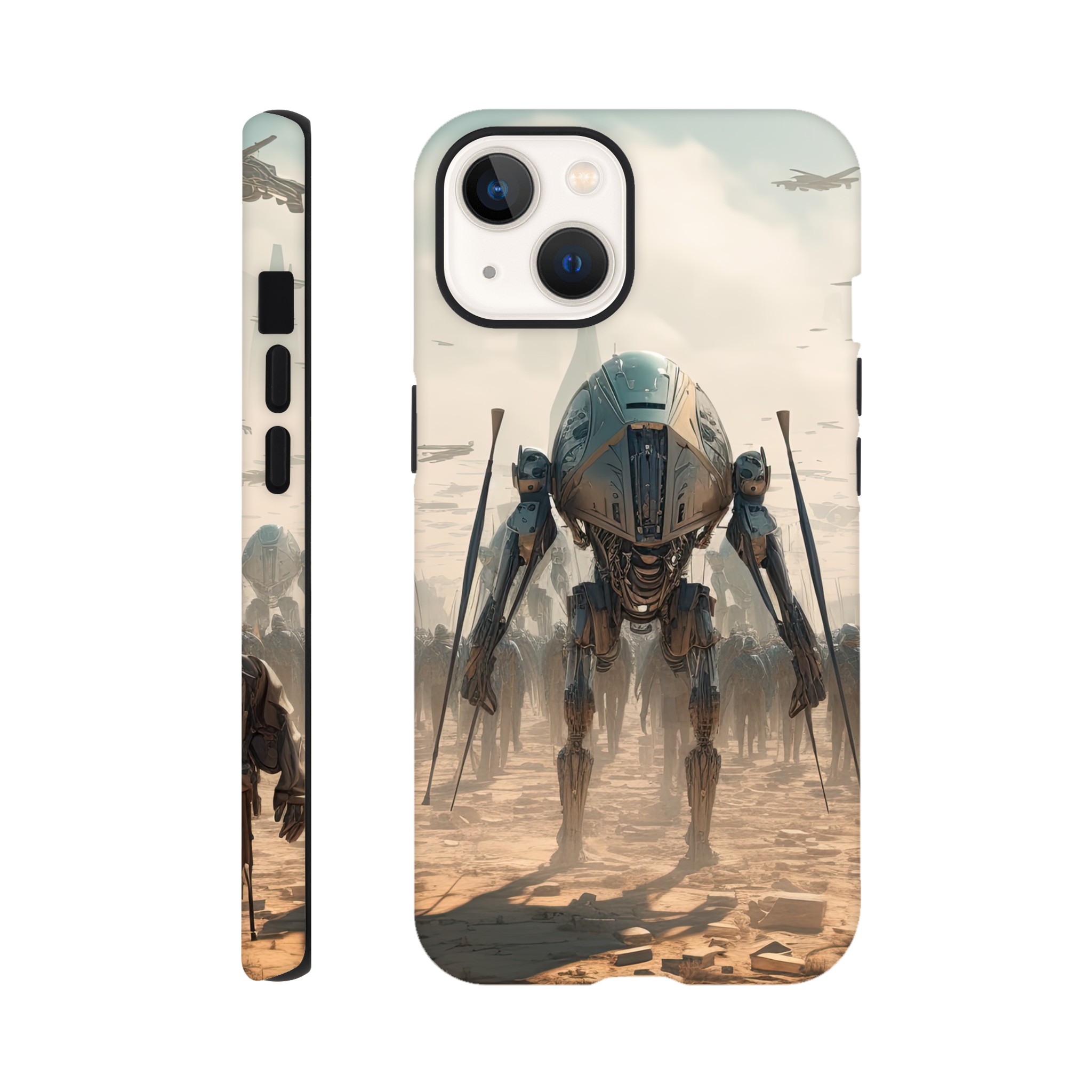 Future War Sci-Fi Futuristic Phone Case – Tough case, Apple – iPhone 13