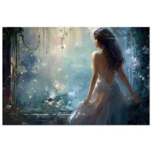 Secret Garden Beautiful Canvas Print - 50x75 cm / 20x30″, Slim