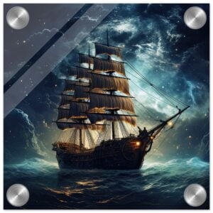 Fantastic Voyage Art Acrylic Print - 20x20 cm / 8x8″