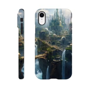 Elven Kingdom Fantasy Landscape Phone Case - Tough case, Apple - iPhone XR