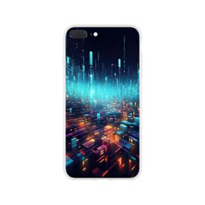 High Speed Data Abstract Phone Case - Flexi case, Apple - iPhone 7 Plus