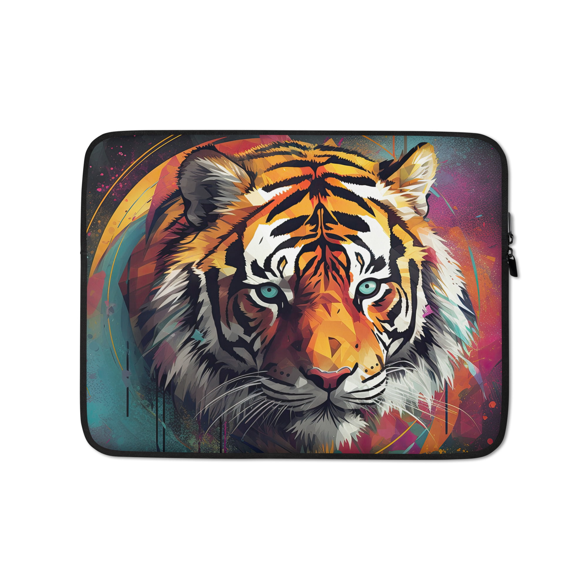 Abstract Tiger Colorful Laptop Sleeve – 13 in