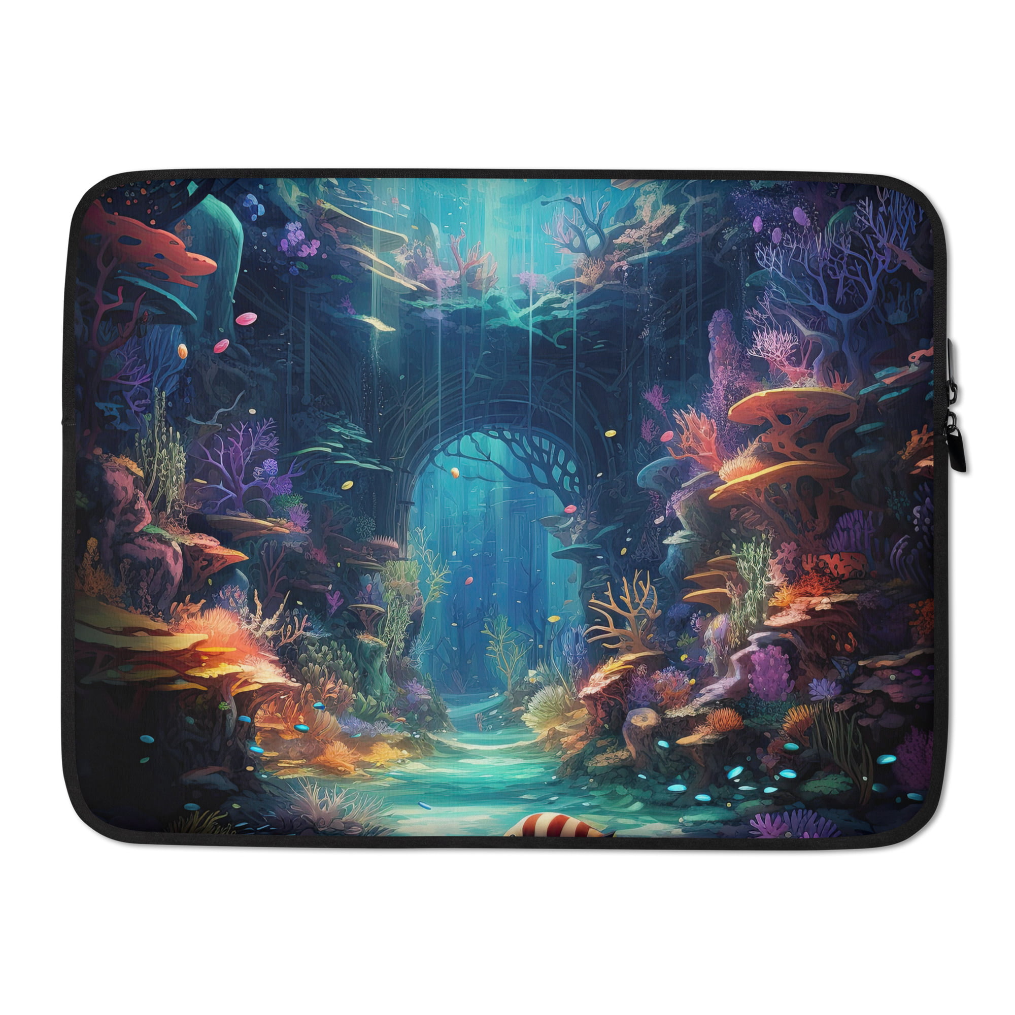 Underwater Paradise Art Laptop Sleeve – 15 in