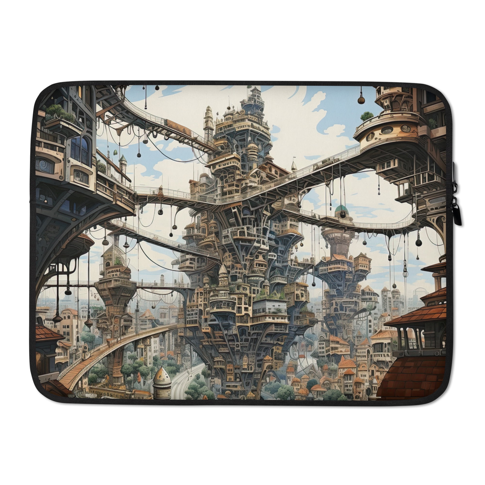 Surreal City Laptop Sleeve - 15 in