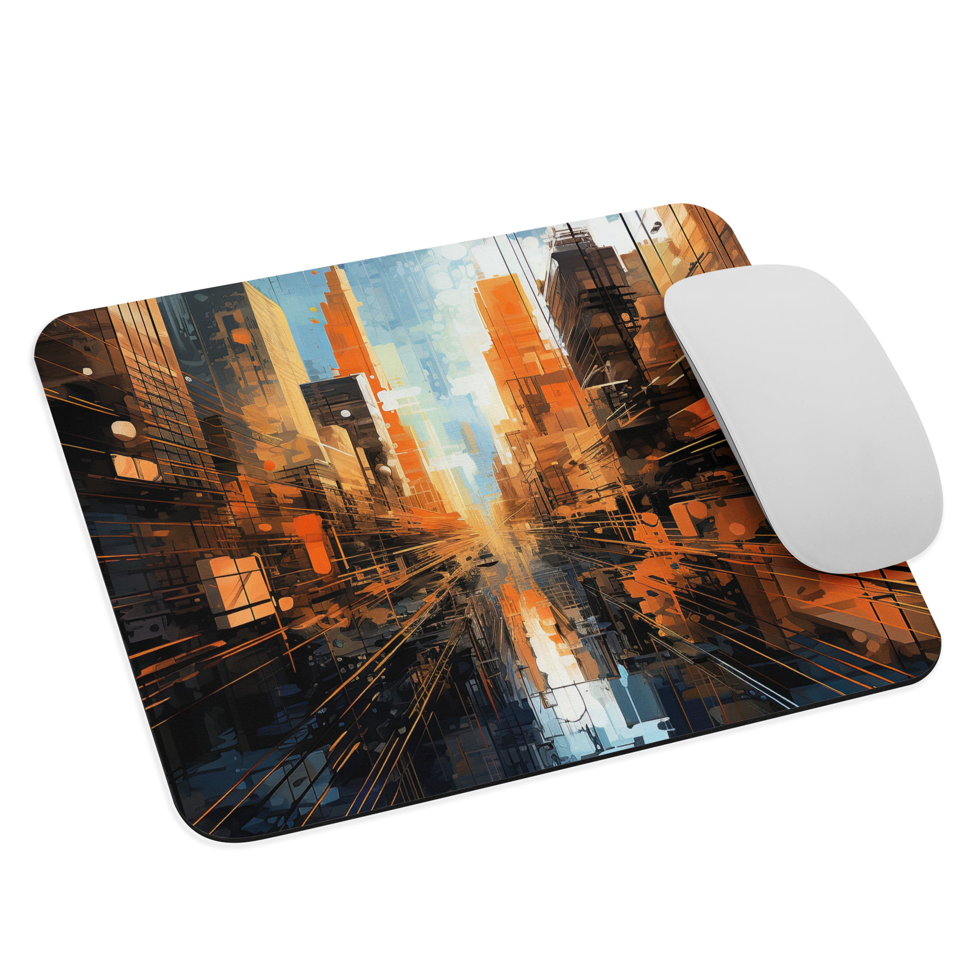 Abstract City Mouse pad