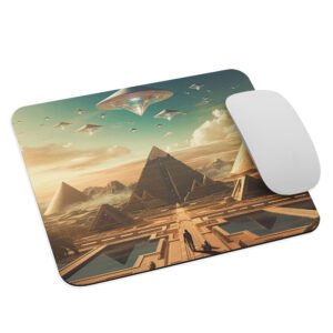 Sci-fi Futuristic Egypt Mouse pad