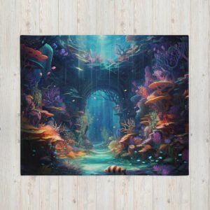 Underwater Paradise Throw Blanket - 50×60