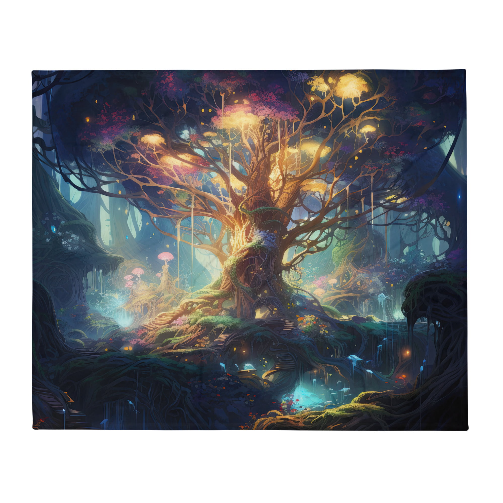 Magical Tree Kingdom Throw Blanket – 50×60