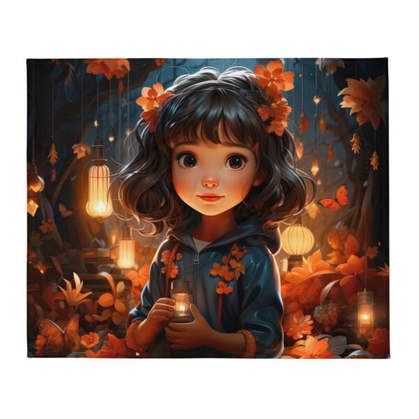 Enchanted World - Girl - Throw Blanket - 50×60