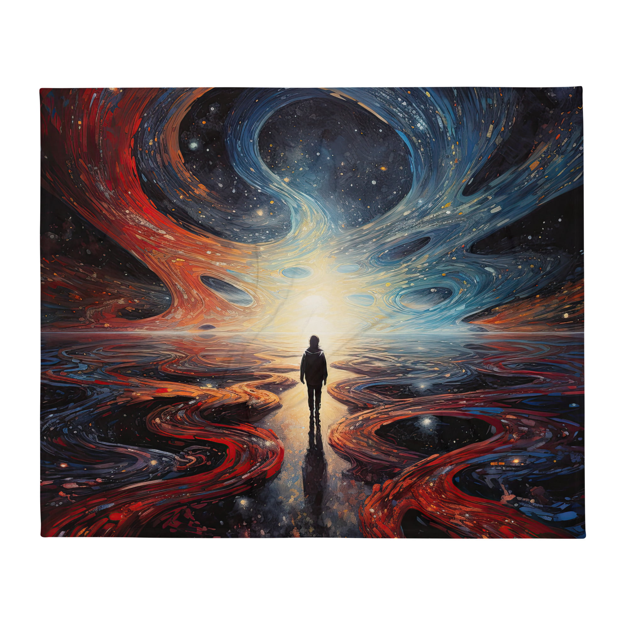 Infinity Abstract Art Throw Blanket - 50×60