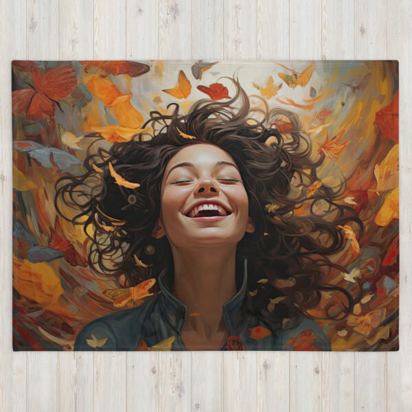 Pure Happiness Art Throw Blanket - 60×80