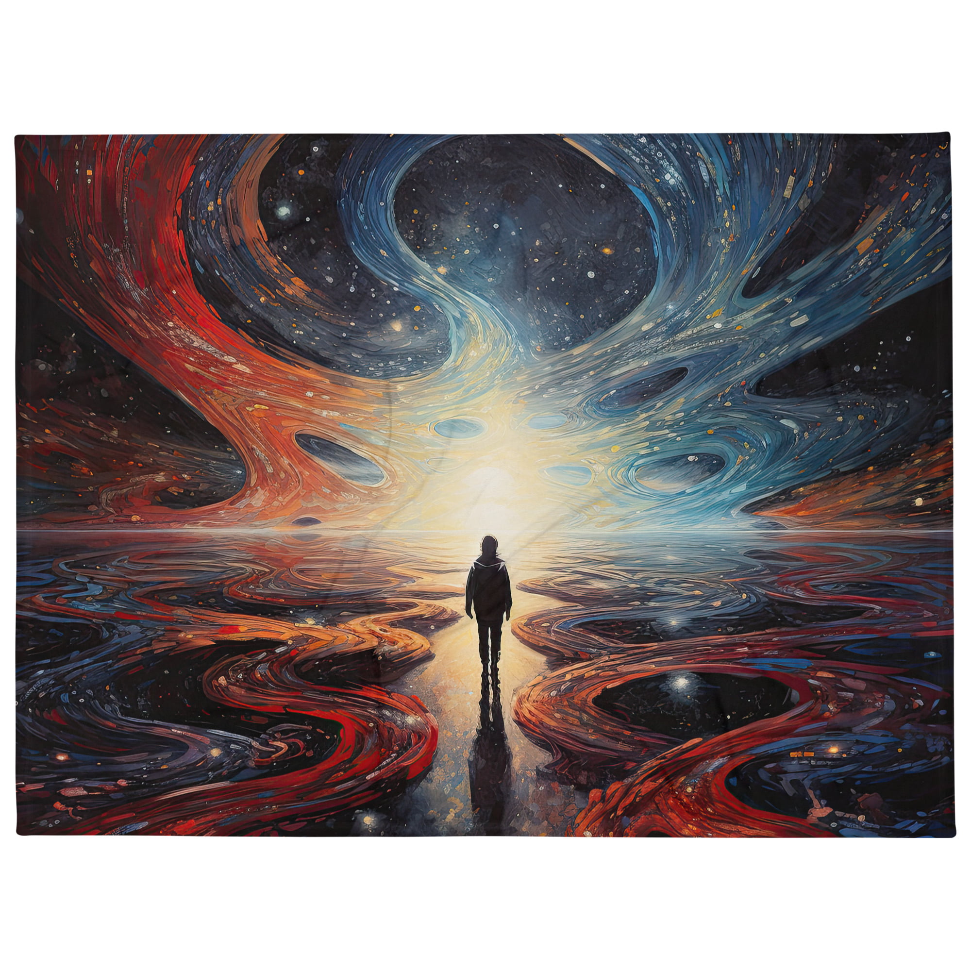 Infinity Abstract Art Throw Blanket - 60×80