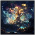 Magical Tree Kingdom Framed Print