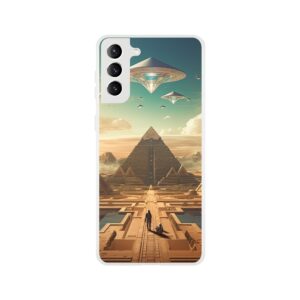 Sci-Fi Futuristic Egypt Phone Case - Flexi case, Samsung - Galaxy S21 Plus