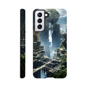 Sci-Fi Concept World Phone Case - Tough case, Samsung - Galaxy S21