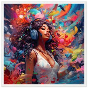 Music in Color Framed Print