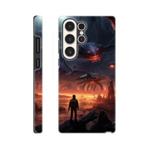 There Be Monsters Sci-fi Phone Case - Tough case, Samsung - Galaxy S23 Ultra