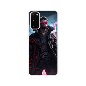 Cool Cyberpunk Dude Phone Case - Flexi case, Samsung - Galaxy S20