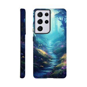 Path Through the Magic Forest Phone Case - Tough case, Samsung - Galaxy S21 Ultra