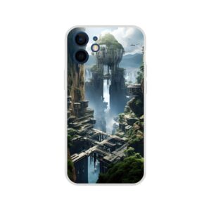 Sci-Fi Concept World Phone Case - Flexi case, Apple - iPhone 12 Mini