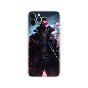 Cool Cyberpunk Dude Phone Case - Flexi case, Apple - iPhone 11 Pro