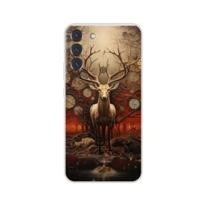 Forest Spirit God of Time Phone Case - Flexi case, Samsung - Galaxy S22 Plus