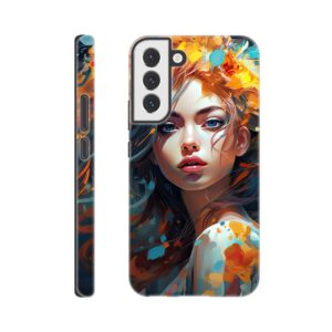 Girl Painted in Color Phone Case - Tough case, Samsung - Galaxy S22 Plus