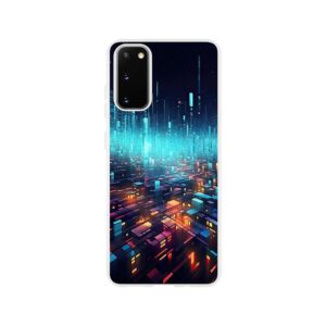 High Speed Data Abstract Phone Case - Flexi case, Samsung - Galaxy S20