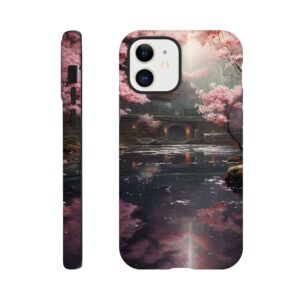 Secret Cherry Blossom Temple Phone Case - Tough case, Apple - iPhone 12