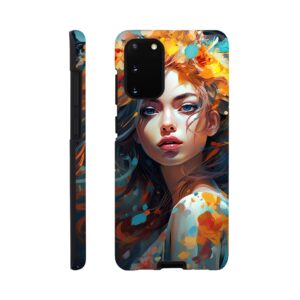 Girl Painted in Color Phone Case - Tough case, Samsung - Galaxy S20