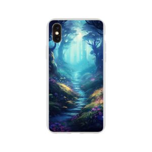 Path Through the Magic Forest Phone Case - Flexi case, Apple - iPhone XS